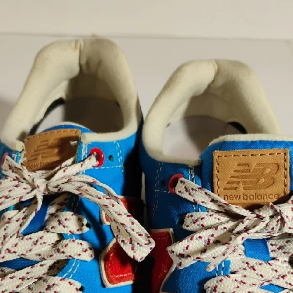 New Balance Women's Blue and Red Athletic Shoes - Picture 5 of 16
